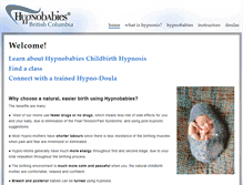 Tablet Screenshot of hypnobabiesbc.com